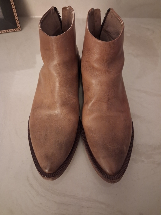 Marsell Shoes - Marséll Leather Pointed Almond Toe Ankle Boots~ Chic Stlye